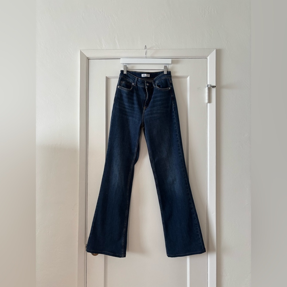Zara Flare Z1975 Jeans With A High Waist